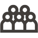 Icon representing a group of people