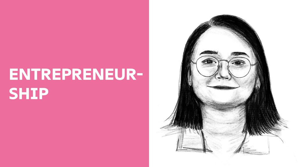Charcoal portrait to illustrate Entrepreneurship