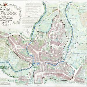 P. Rigaud, Ville de Lausanne, 1723 © Archives de la Ville de Lausanne