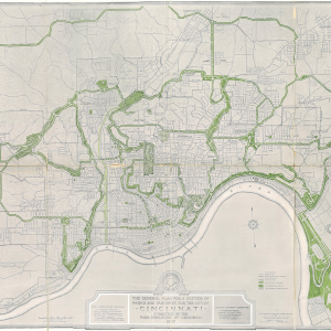 Frederika and George Kessler, The General Plan for a System of Parks and Parkways for the City of Cincinnati, 1907 © Library of Congress