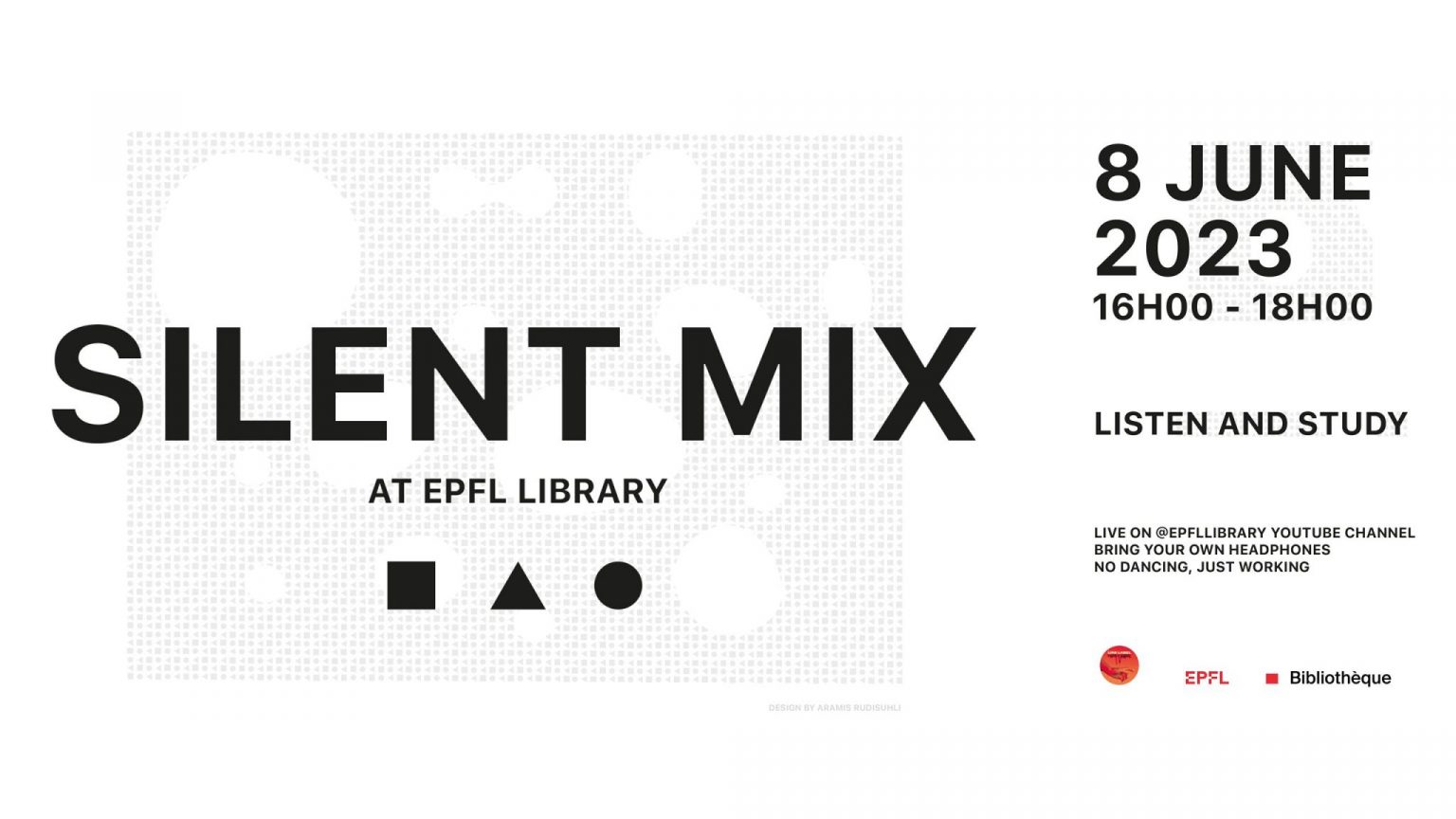 Silent Mix at EPFL Library "Listen and Study"