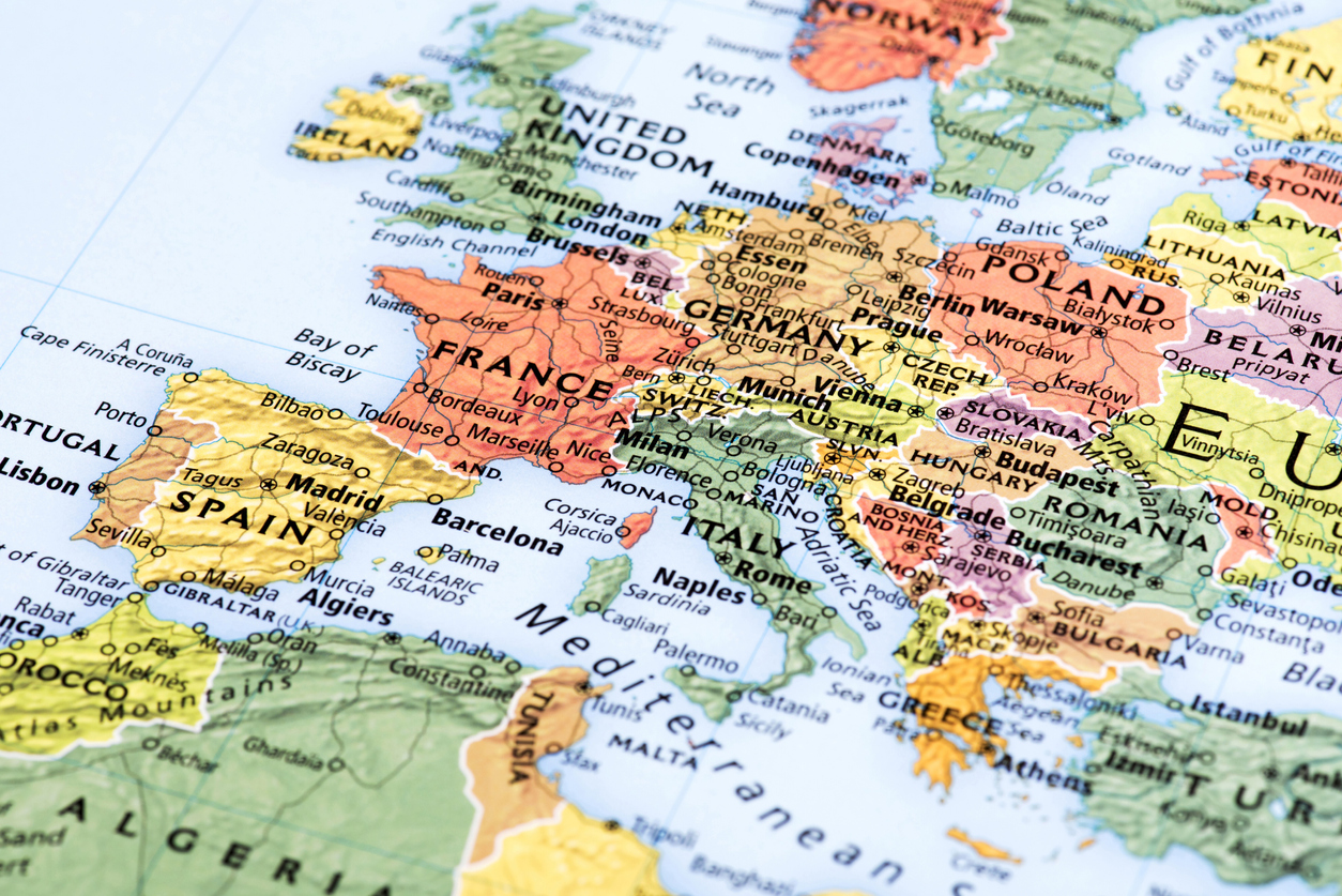 Map of Europe © iStock omersukrugoksu