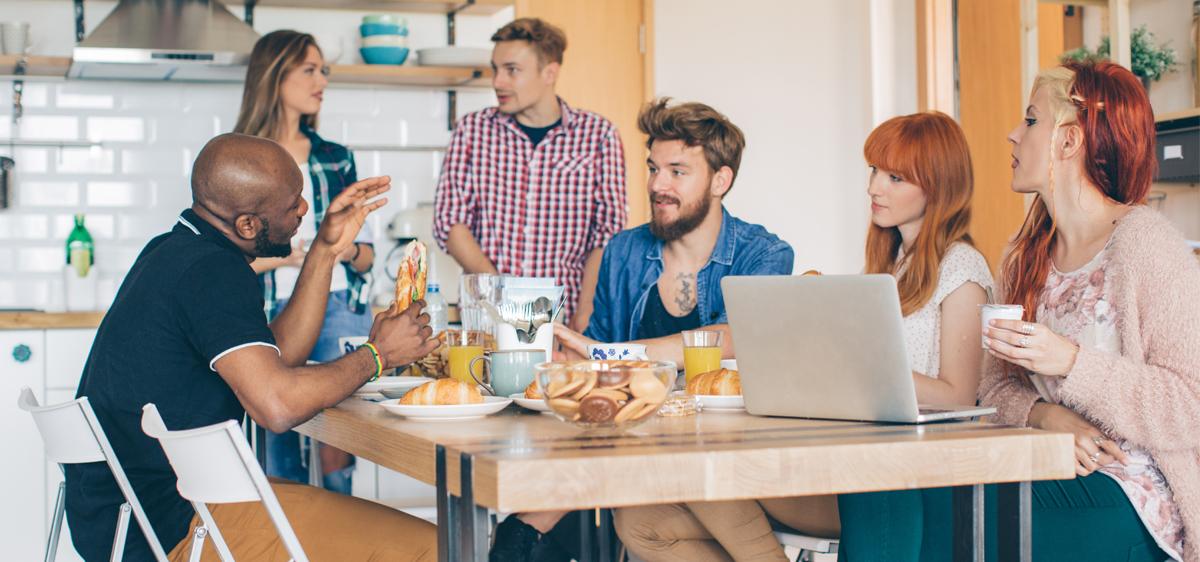 Etudiants en résidence étudiants