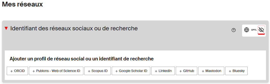 Gérer ses réseaux sociaux et académiques sur son profil people