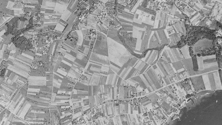 Terrains agricoles situés à Ecublens avant la construction de l’EPFL