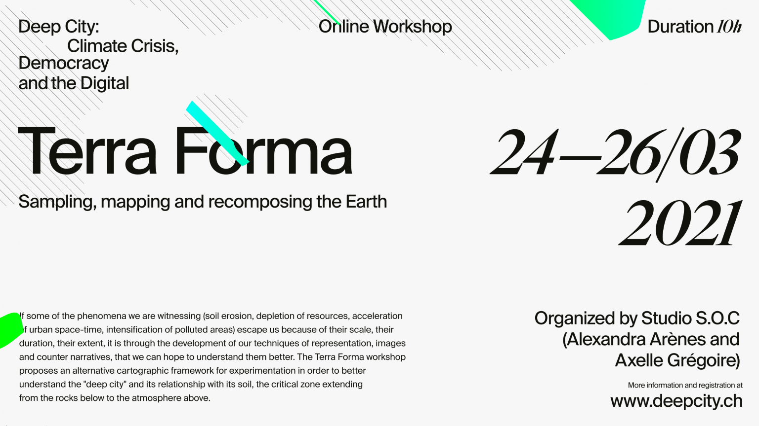 Terra Forma Workshop Alice Epfl