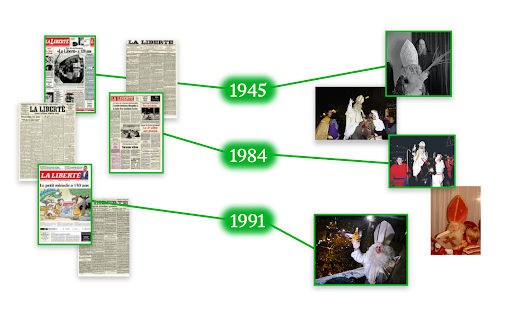 Matching Visual Archives with Newspaper Events