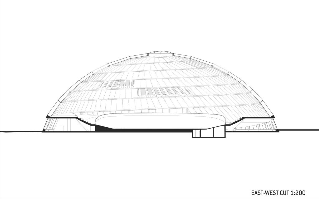 coupe-structure_velodrome-etudiants-studio-weinand-epfl