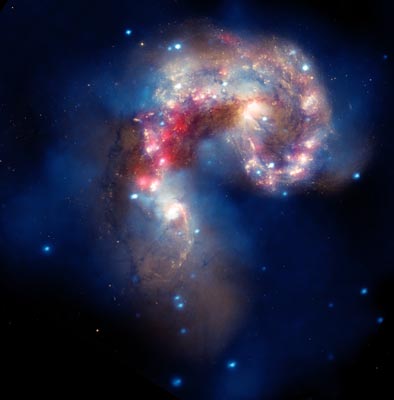 The Interacting Antennae galaxies