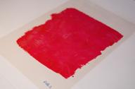 illlustration - glazing with red thermochromic coating - opaque and uniformly red