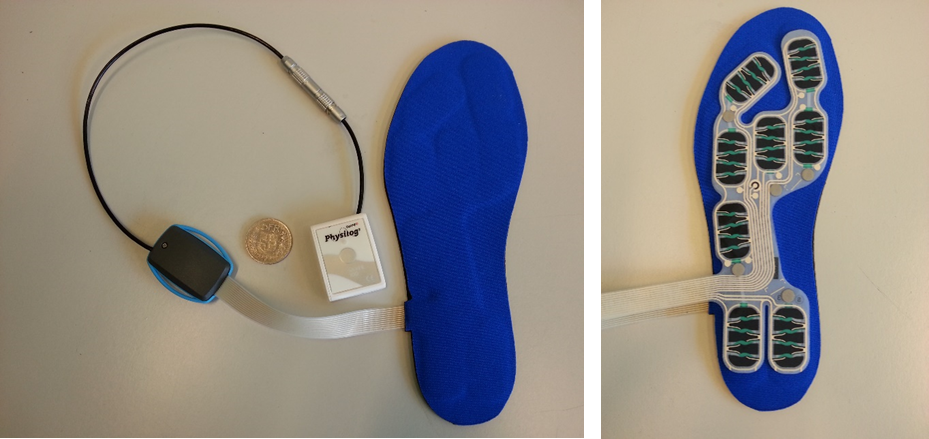 insole with FSR in instrumented shoes