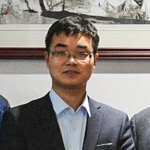 a portrait of Dr. Yafei Qiao