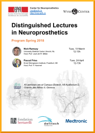 Program Dinstinguished Lectures Neuroprosthetics 2018