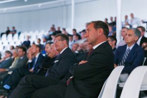 SPC's director Ambrogio Fasoli at the inauguration ceremony © Muriel Gerber EPFL