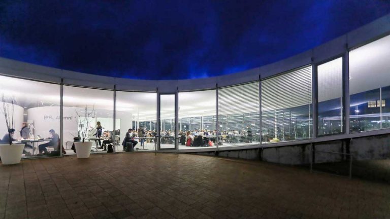 Rolex learning centre building at EPFL