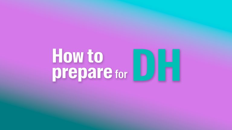 Logo how to prepare for DH