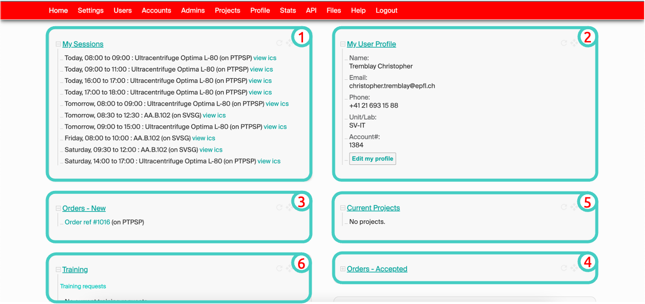 Dashboard browsing