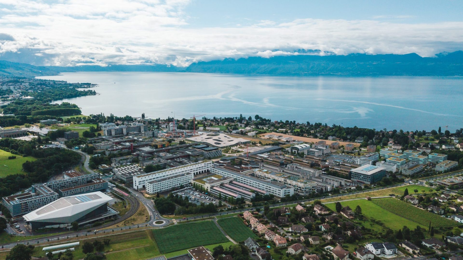 Vue aérienne de l'EPFL © Jamani Caillet / EPFL, 2022